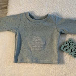 Größe: 56 - Basicshirt mit Stickerei