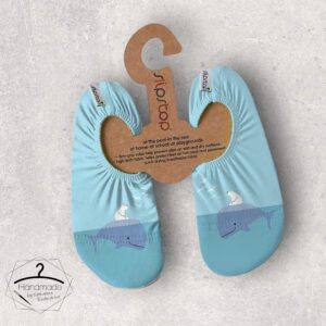 Größe: 30-32 - Badeschuhe mit UV Schutz von Slipstop