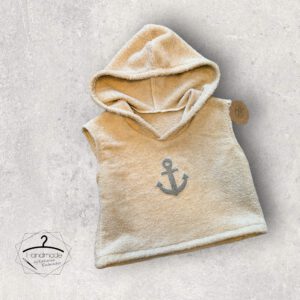 Größe: 1-12 Monate - Beach Hoody aus Baumwollfrottee