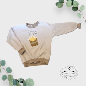 Größe: 128 - Oversized Sweater „Pommes“