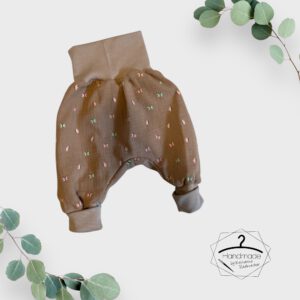 Größe: 50/56 - Pumphose aus Musselin